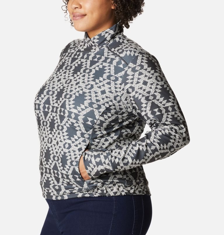 Women's Columbia Weekend Adventure Sweatshirts Navy | Plus Size CA-O0C58